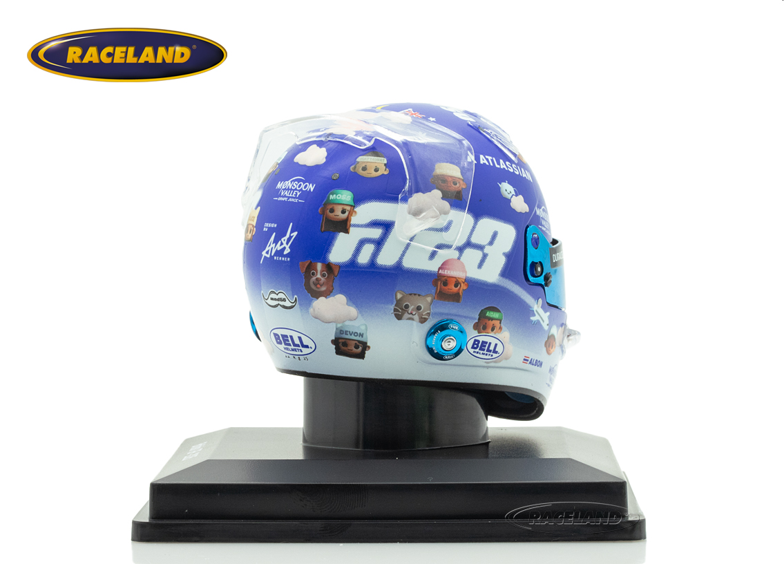 Helmet Team Williams Atlassian Racing British GP 2025