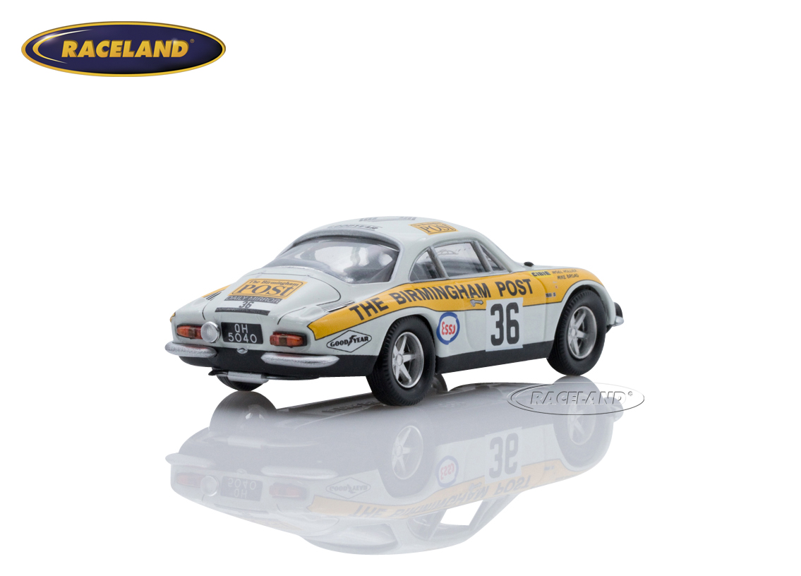 Alpine Renault A110 The Birmingham Post RAC Rally 1971