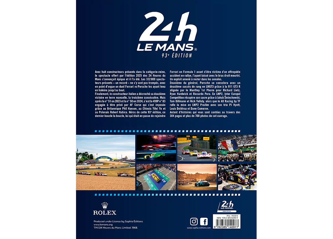 Les 24 Heures du Mans 2025 the official yearbook of the ACO