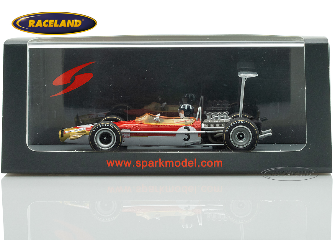 Lotus 49B Cosworth V8 F1 Gold Leaf 2° German GP World Champion 1968
