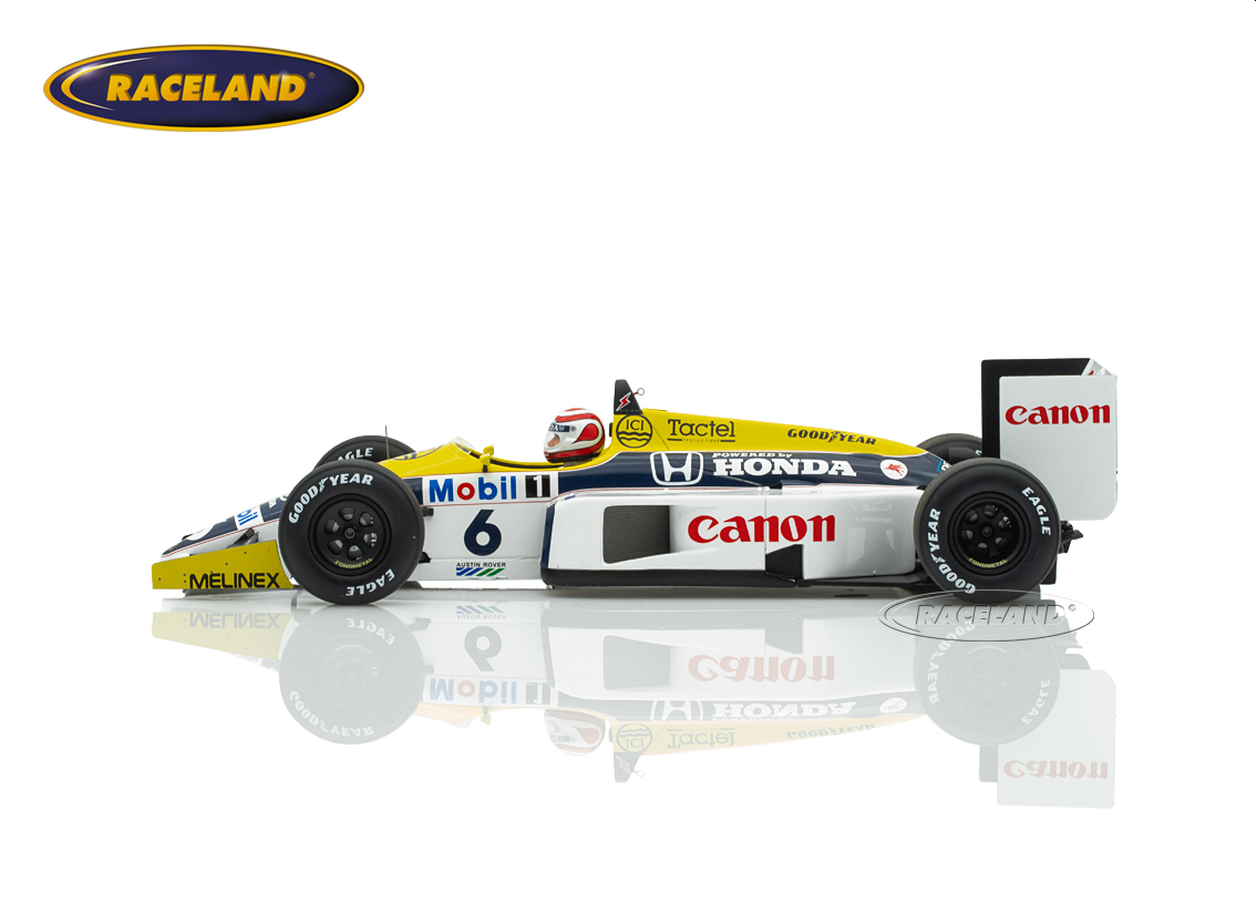 Williams FW11 Honda V6 F1 Canon winner Brazilian GP 1986