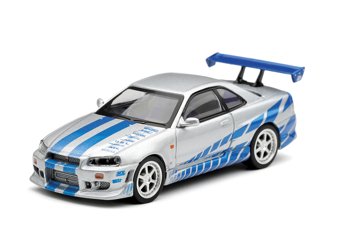 Nissan Skyline GT-R (R34) CWEST 2 Fast 2 Furious 2003 (Blister Pack)