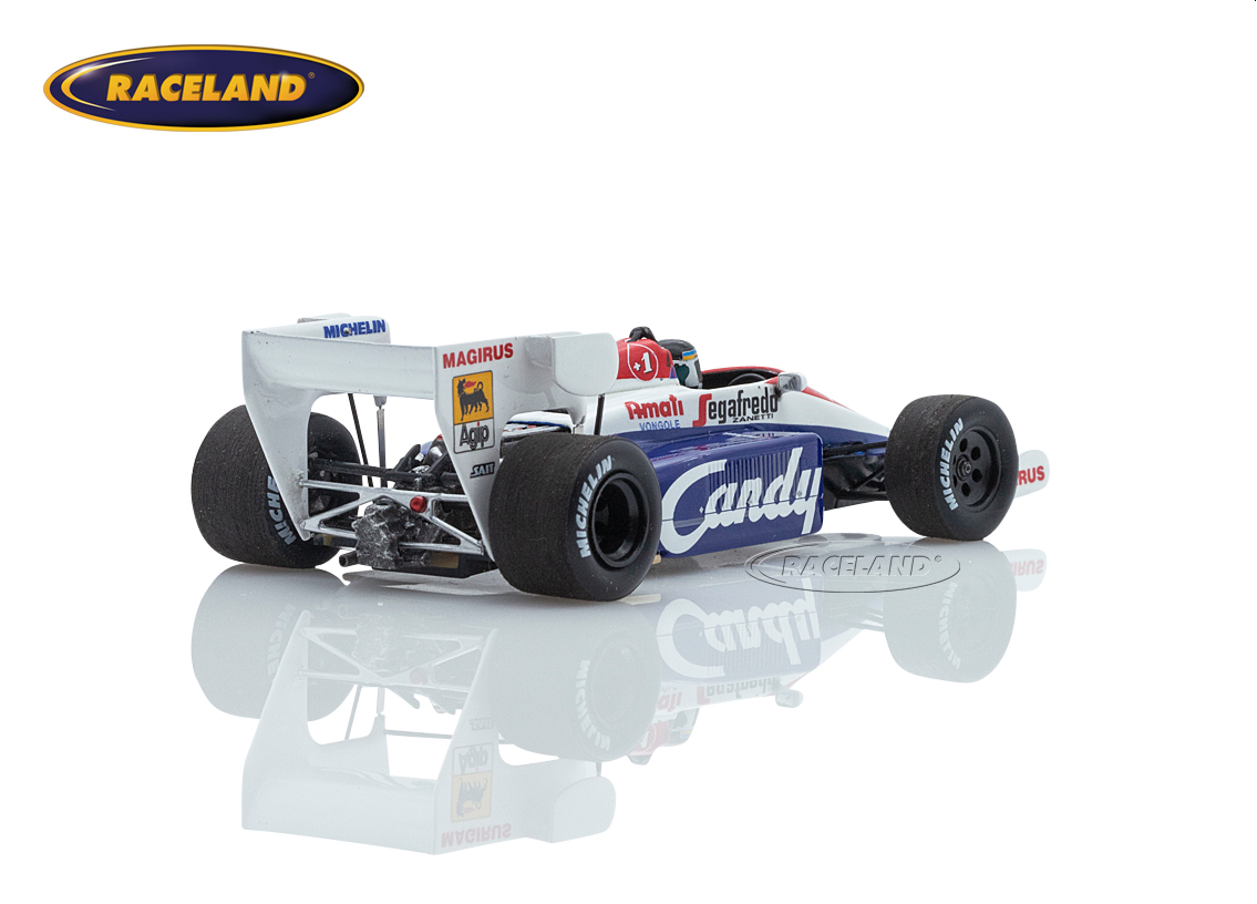 Toleman TG184 Hart Turbo F1 Candy 4° Italian GP Monza 1984