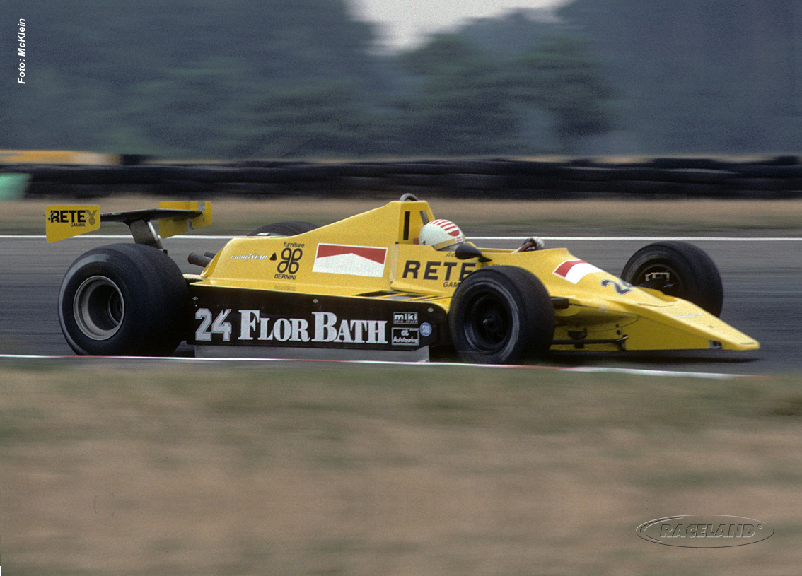 Merzario A4 Cosworth V8 F1 Flor Bath German GP Hockenheim 1979