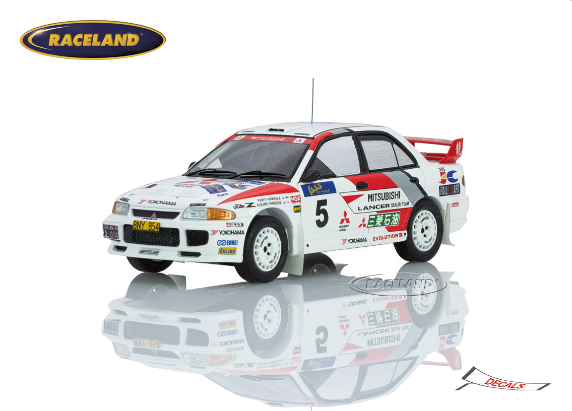 Mitsubishi Lancer EVOLUTION III Ralliart 6° Rallye Hong Kong Beijing 1995
