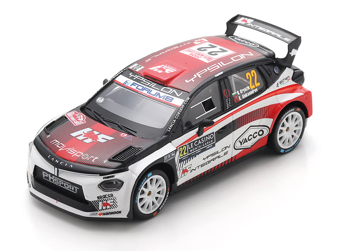 Lancia Ypsilon Rally2 HF Integrale 13° Rallye Monte Carlo 2026
