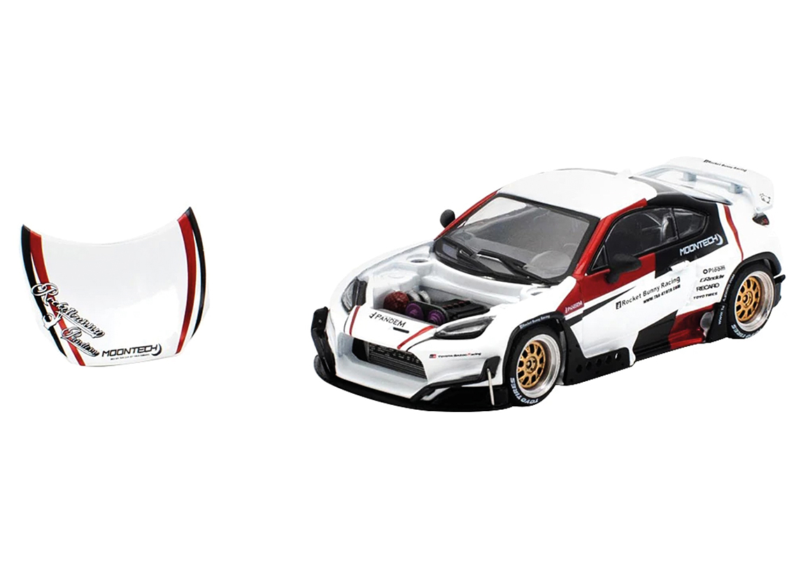 Toyota Pandem GR86 Moontech - white/red