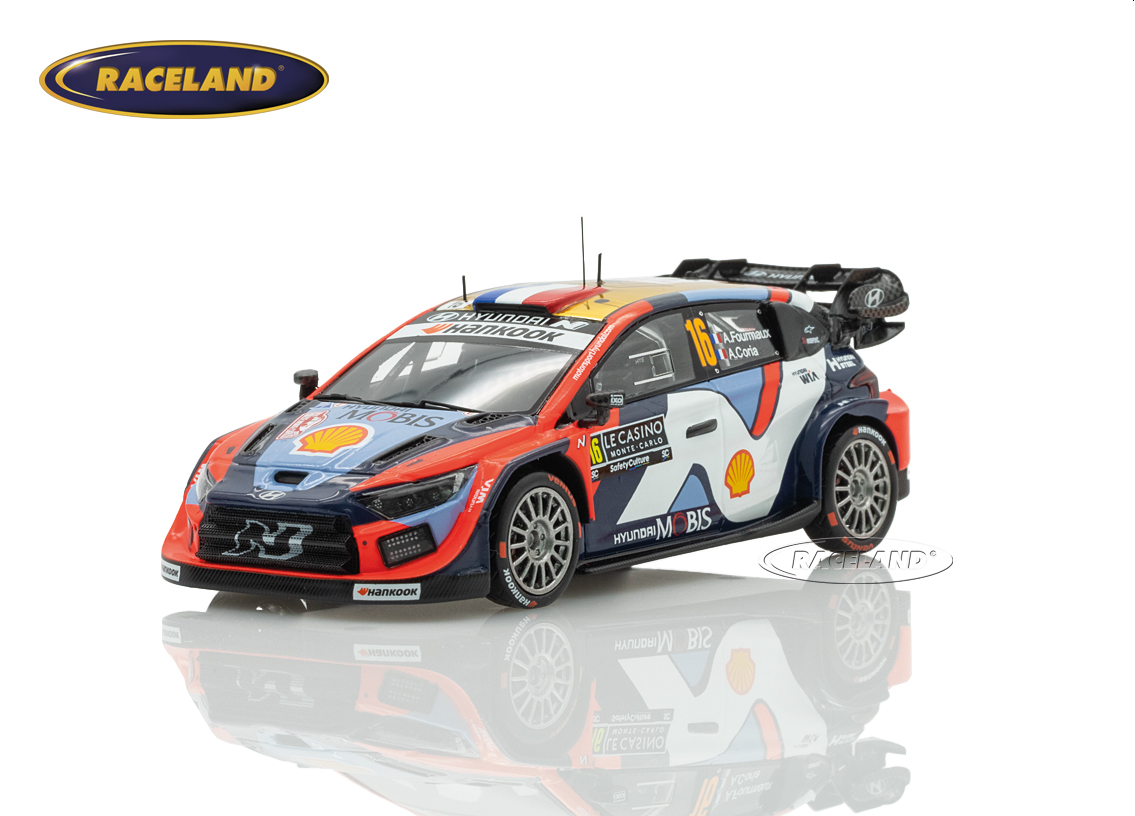 Hyundai i20 N Rally1 Hyundai Shell Mobis WRT 3° Rallye Monte Carlo 2025