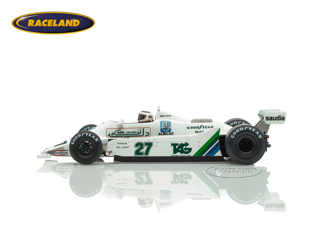 Williams FW07 Cosworth V8 F1 Saudia winner Dutch GP Zandvoort 1979