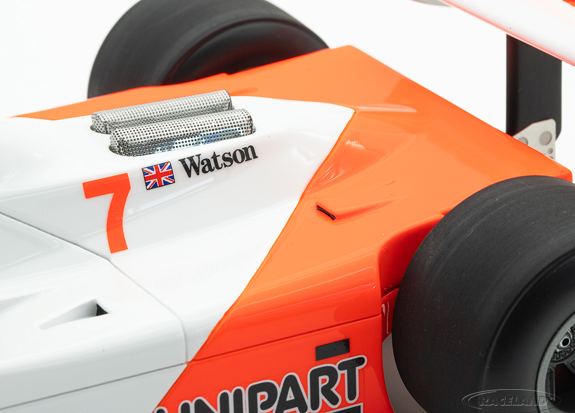 McLaren MP4/1B Cosworth V8 F1 winner US GP Detroit 1982