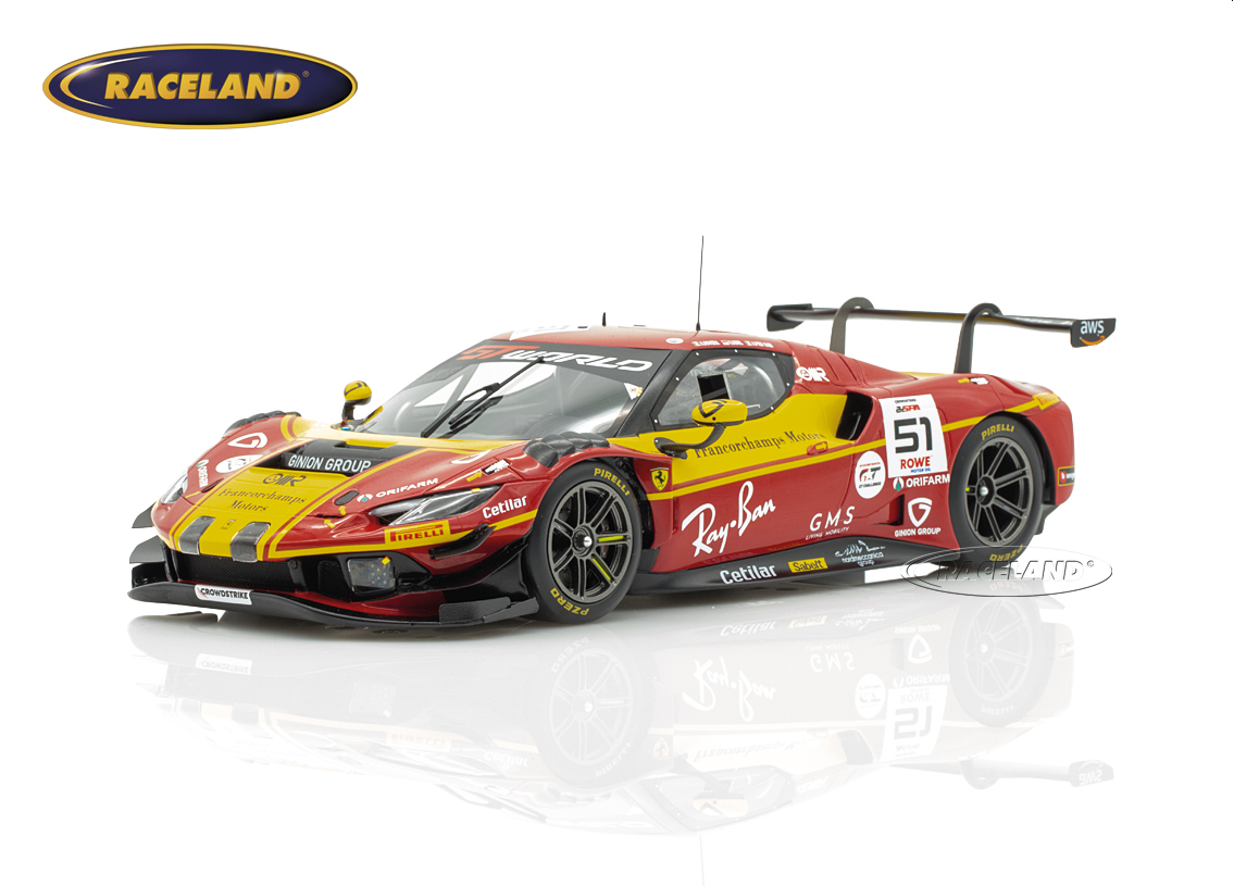 Ferrari 296 GT3 AF Corse Francorchamps Motors 3° Spa 24H 2025