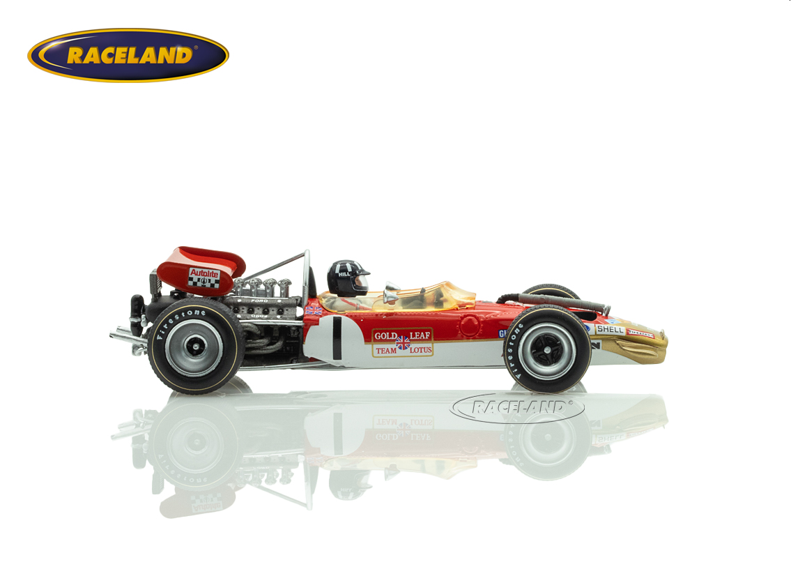 Lotus 49B Cosworth V8 F1 Gold Leaf 4° German GP Nürburgring 1969