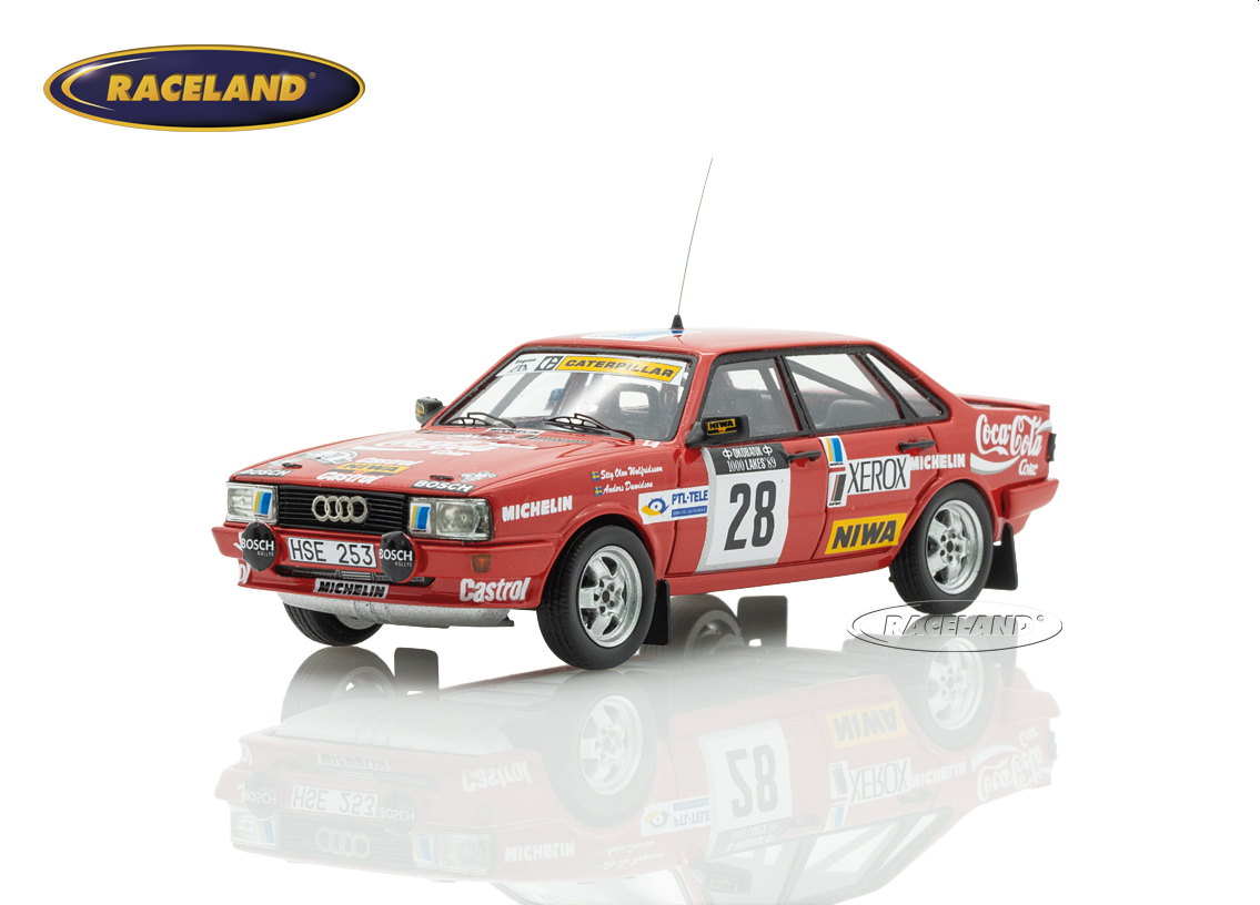 Audi 80 Quattro 8° 1000 Lakes Rallye 1989