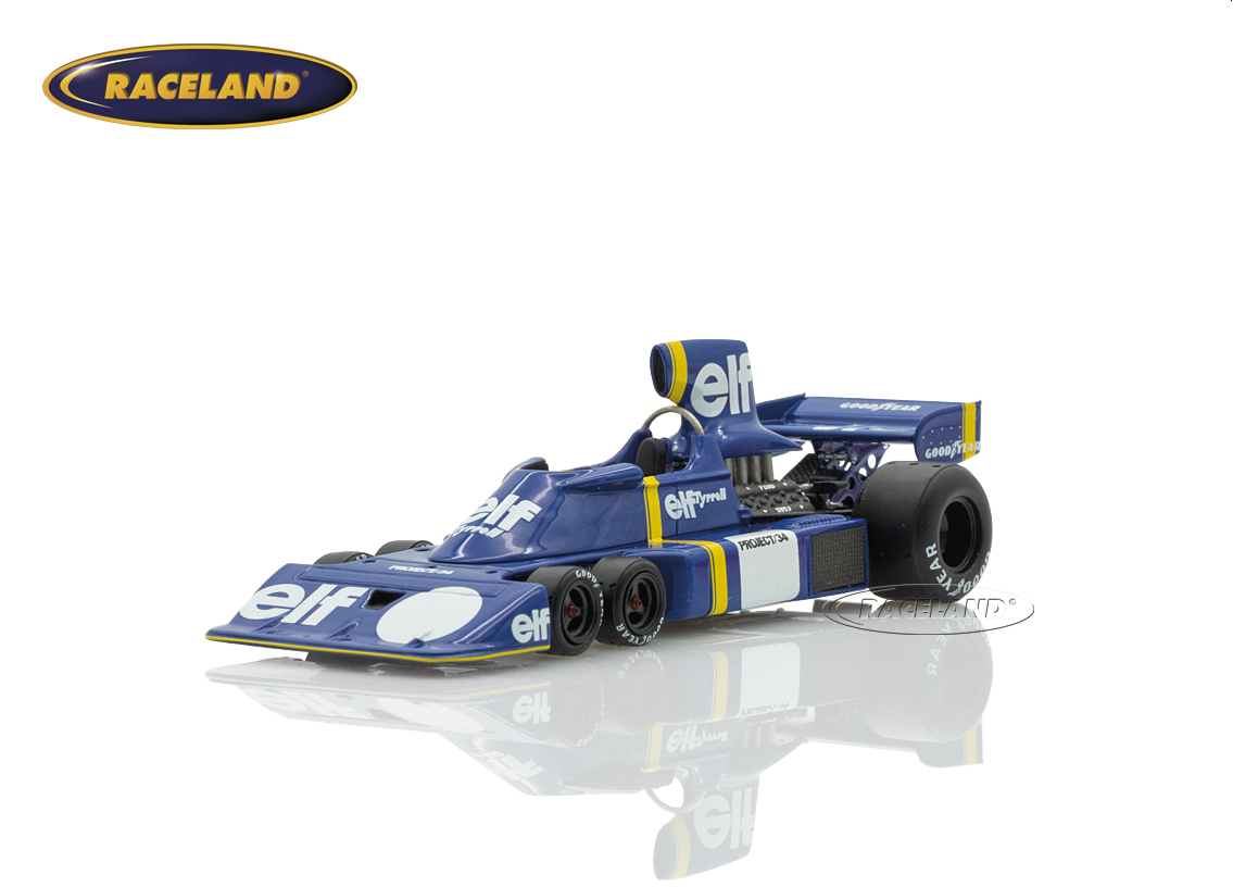 Tyrrell P34 Cosworth V8 elf Team Tyrrell F1 presentation model 1975