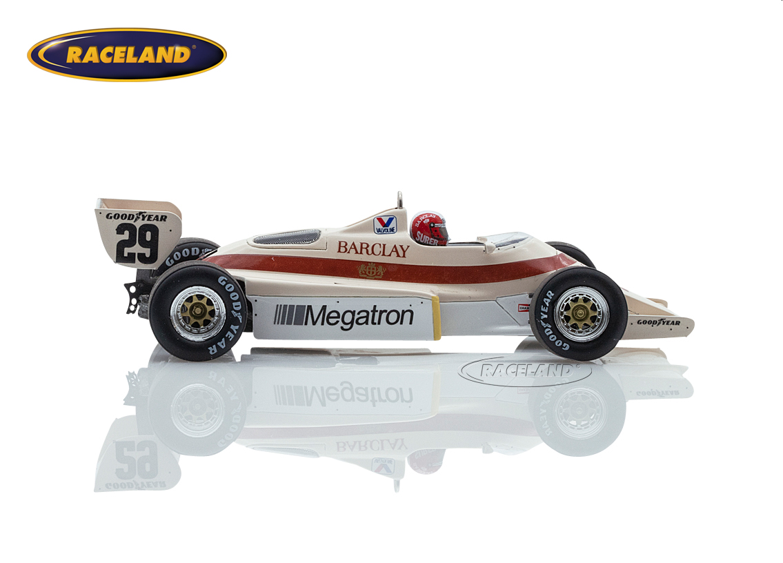 Arrows A6 Cosworth V8 F1 Barclay 11° US GP East Detroit 1983