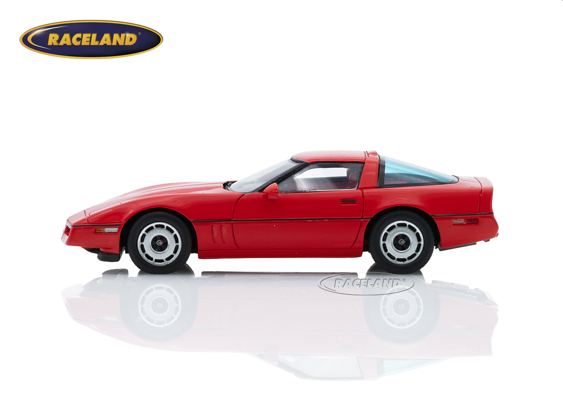 Chevrolet Corvette C4 1984 closed - red