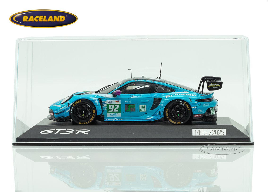 Porsche 911 GT3 R Manthey 1st Phorm winner LMGT3 33° Le Mans 2025