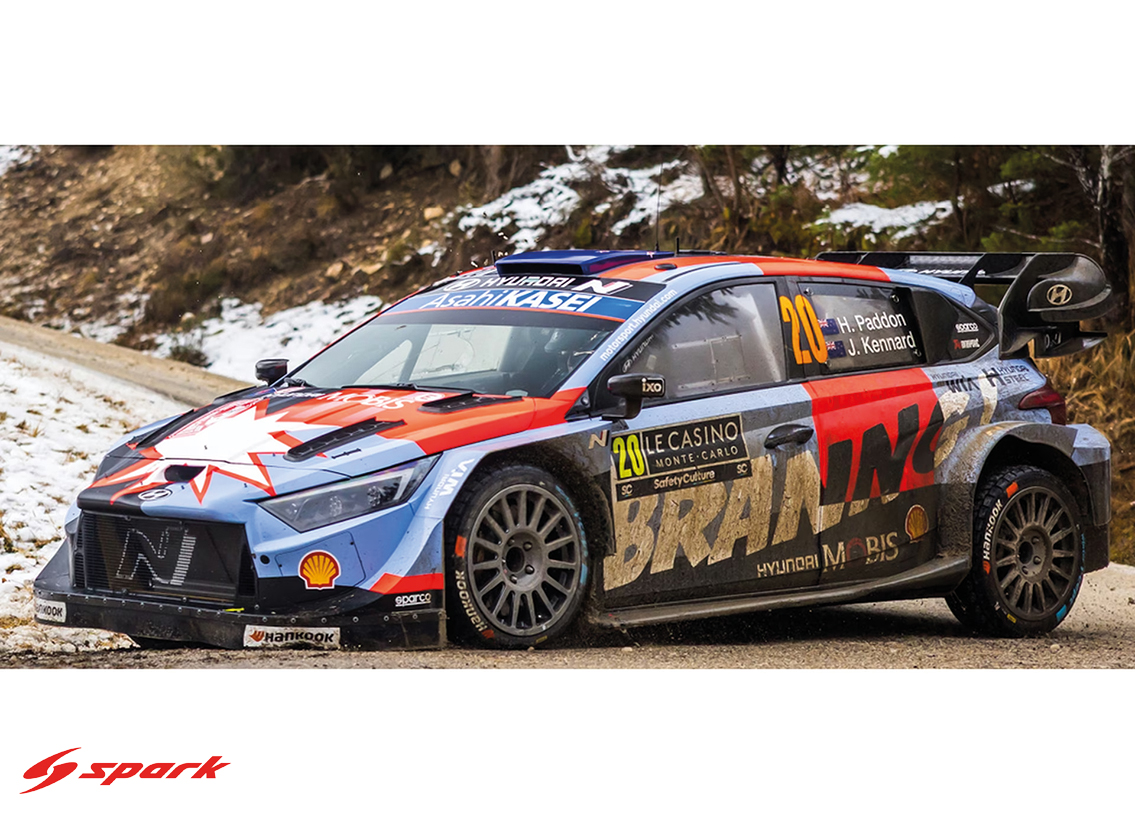 Hyundai i20N Rally1 SHELL MOBIS WRT 11° Rallye Monte Carlo 2026