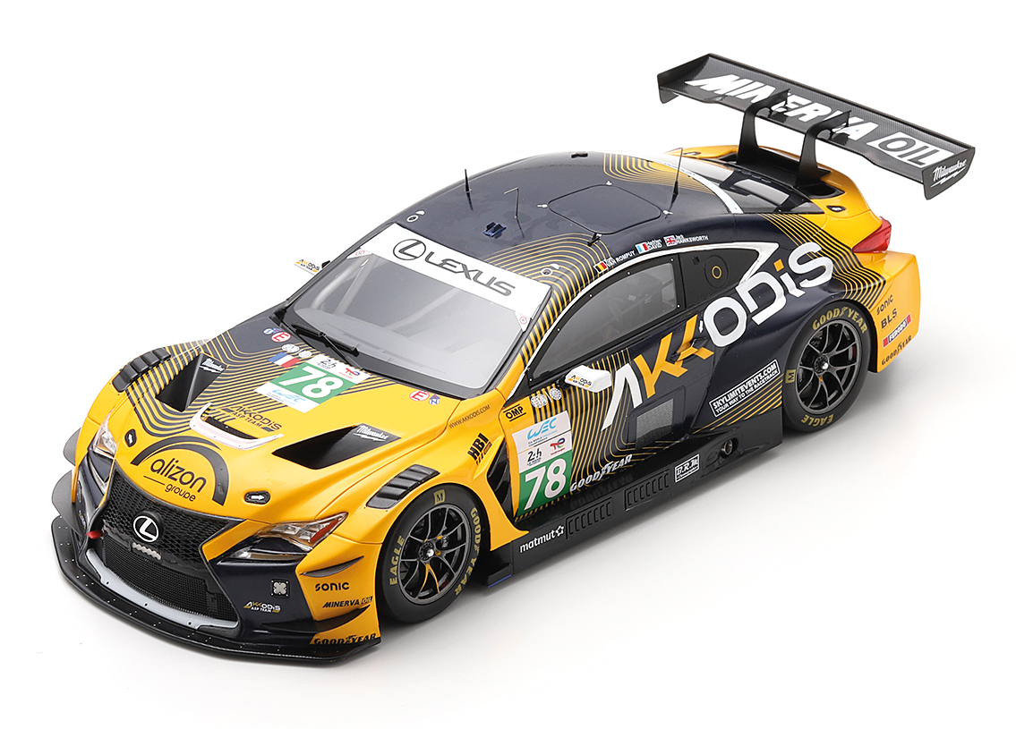 Lexus RC F LMGT3 Akkodis ASP Team Team 34° Le Mans 2° LMGT3 2026