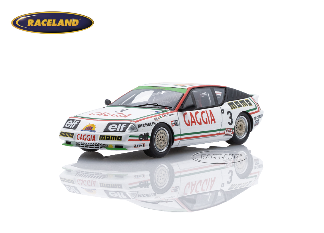 Renault Alpine V6 Turbo Momo Gaggia European Cup Champion 1986
