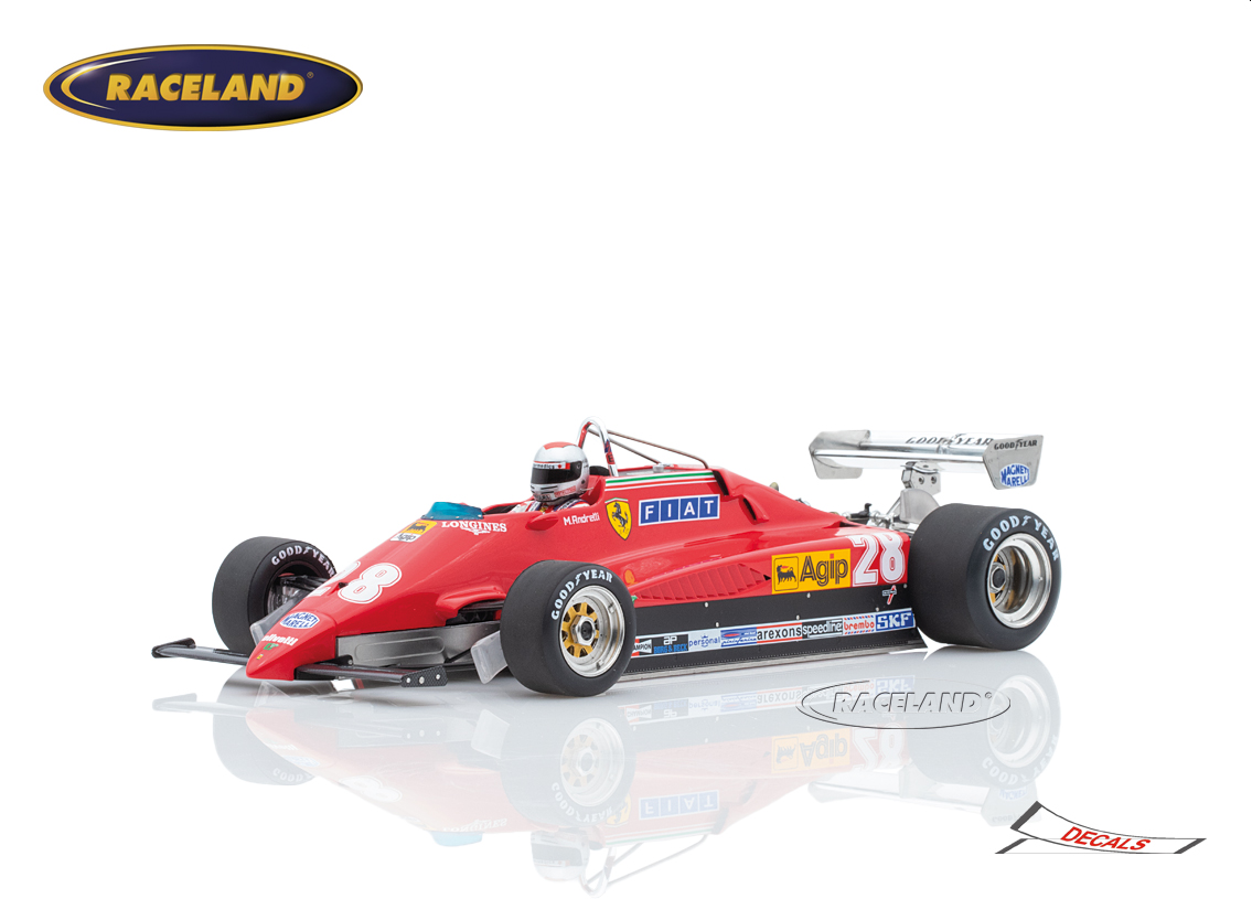Ferrari 126C2 V6 Scuderia Ferrari F1 3° Italian GP Monza 1982
