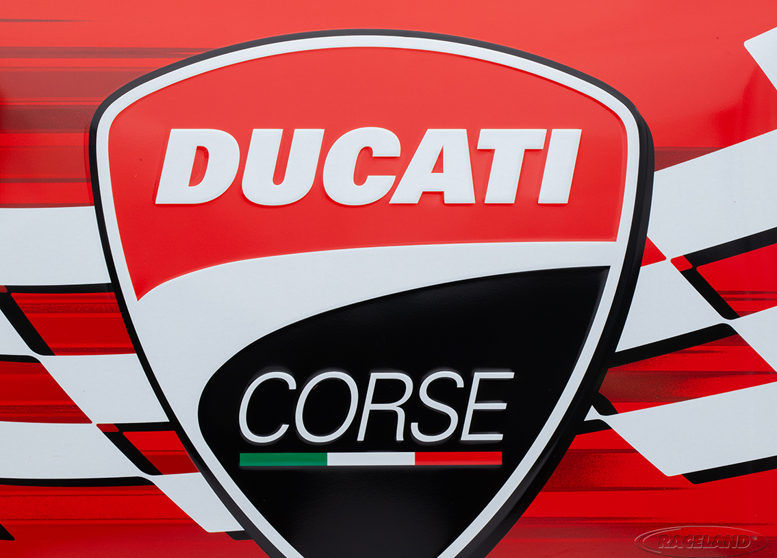 tin sign Ducati Corse Racing Flag 30 x 40cm