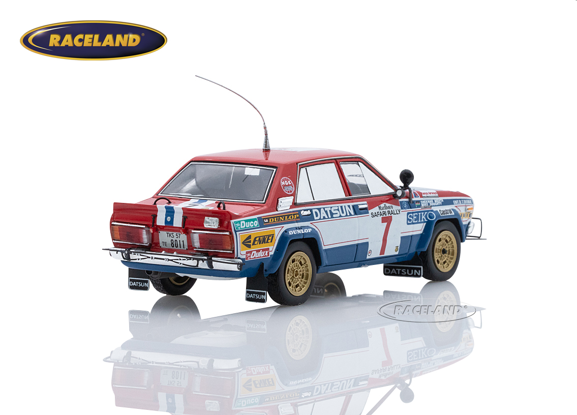 Datsun Violet GT D.T. Dobie Team Datsun winner Safari Rally 1981
