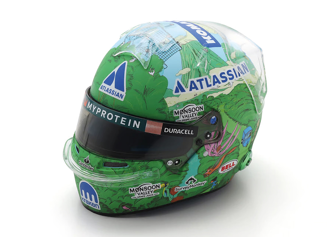 Helmet Williams Racing F1 14° GP Singapore 2025