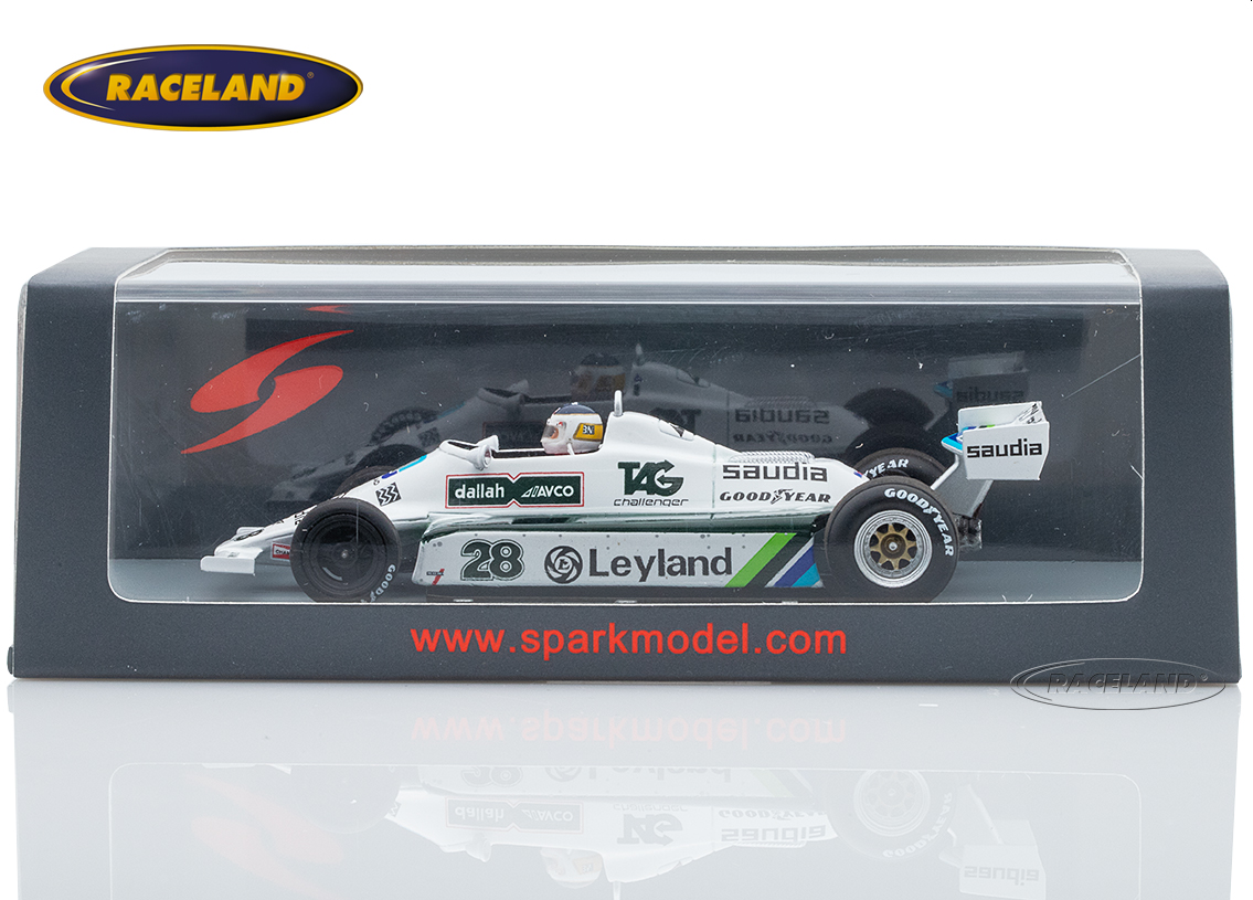 Williams FW07b Cosworth F1 Albilad winner Monaco GP 1980