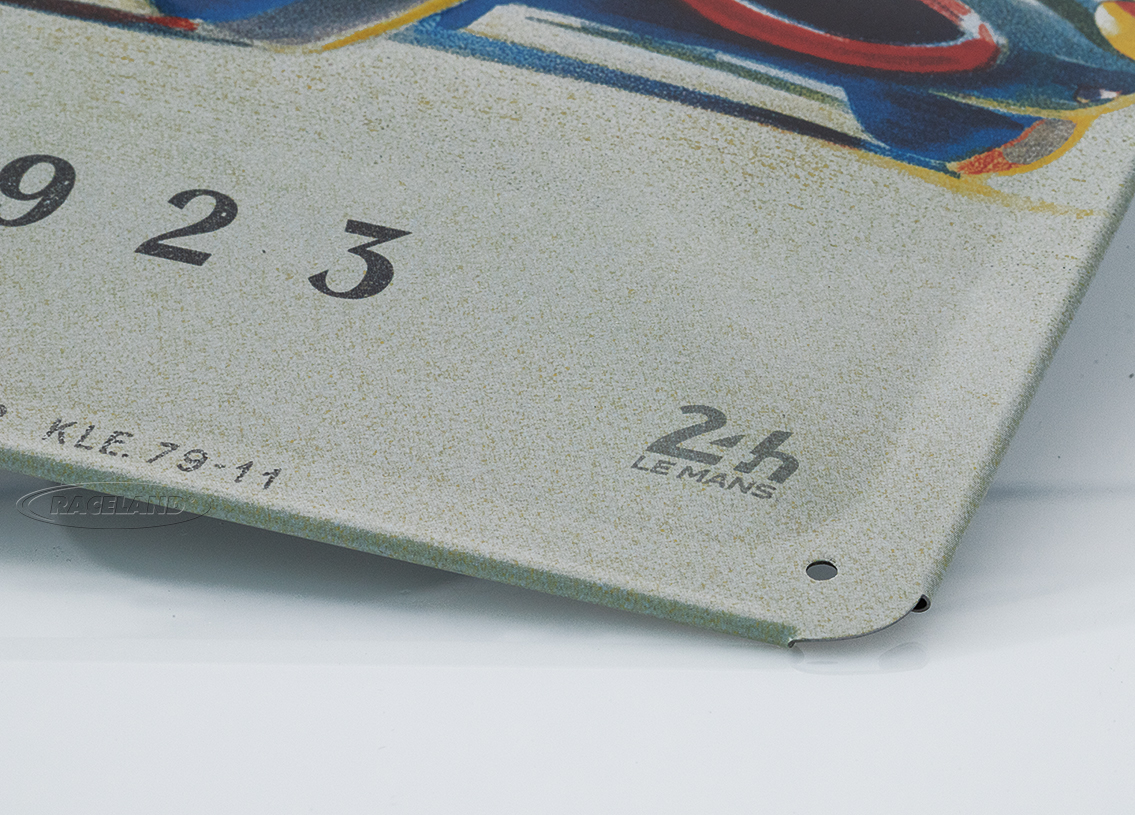 Tin sign Le Mans 24H 30 x 40cm