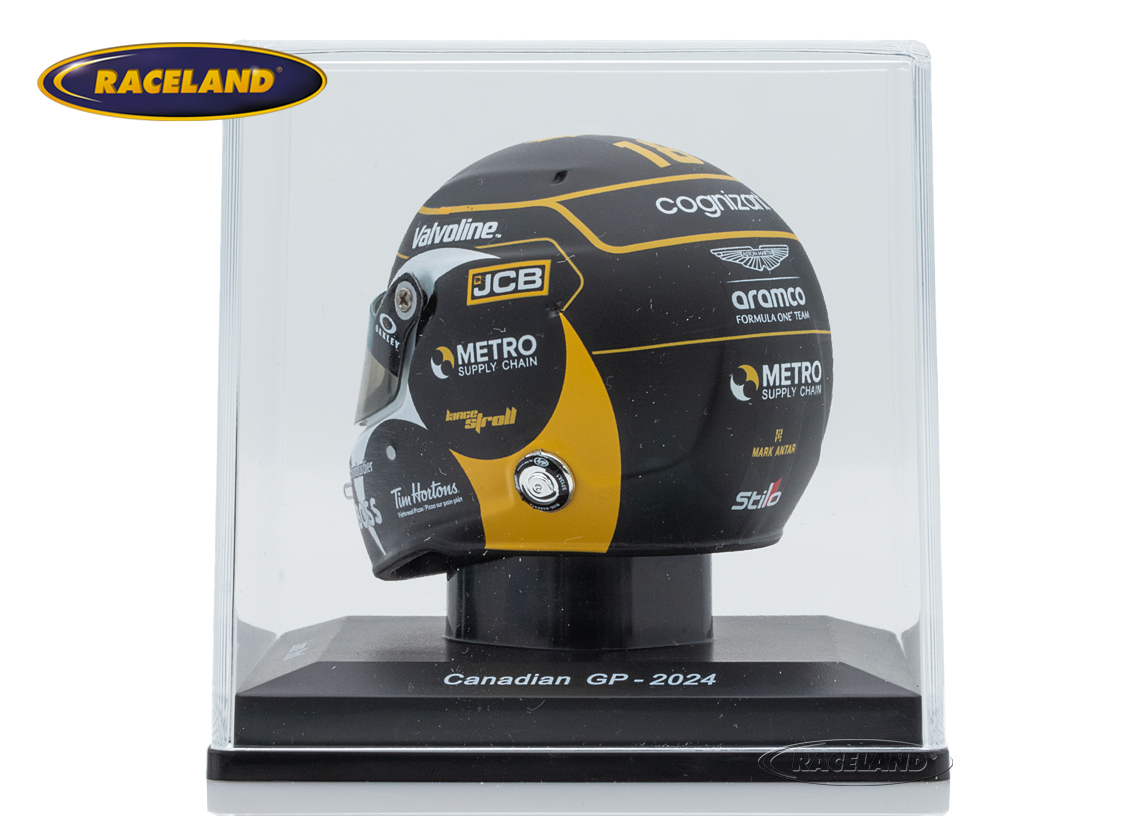 Helmet Aston Martin Aramco F1 Canadian GP 2024