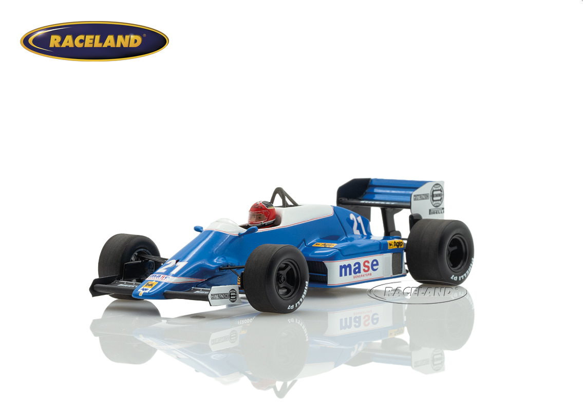 Osella FA1F Alfa Romeo V8 F1 Osella Squadra Corse Brazilian GP 1986