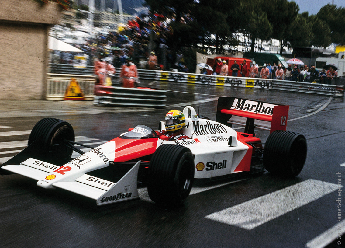 McLaren MP4/4 Honda V6 F1 Pole Position Monaco GP 1988
