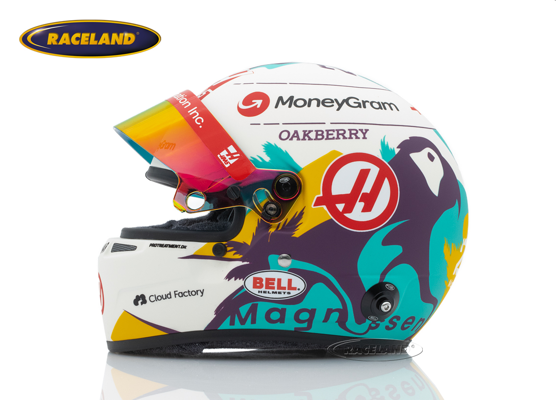 Helmet Bell Haas MoneyGram F1 2024