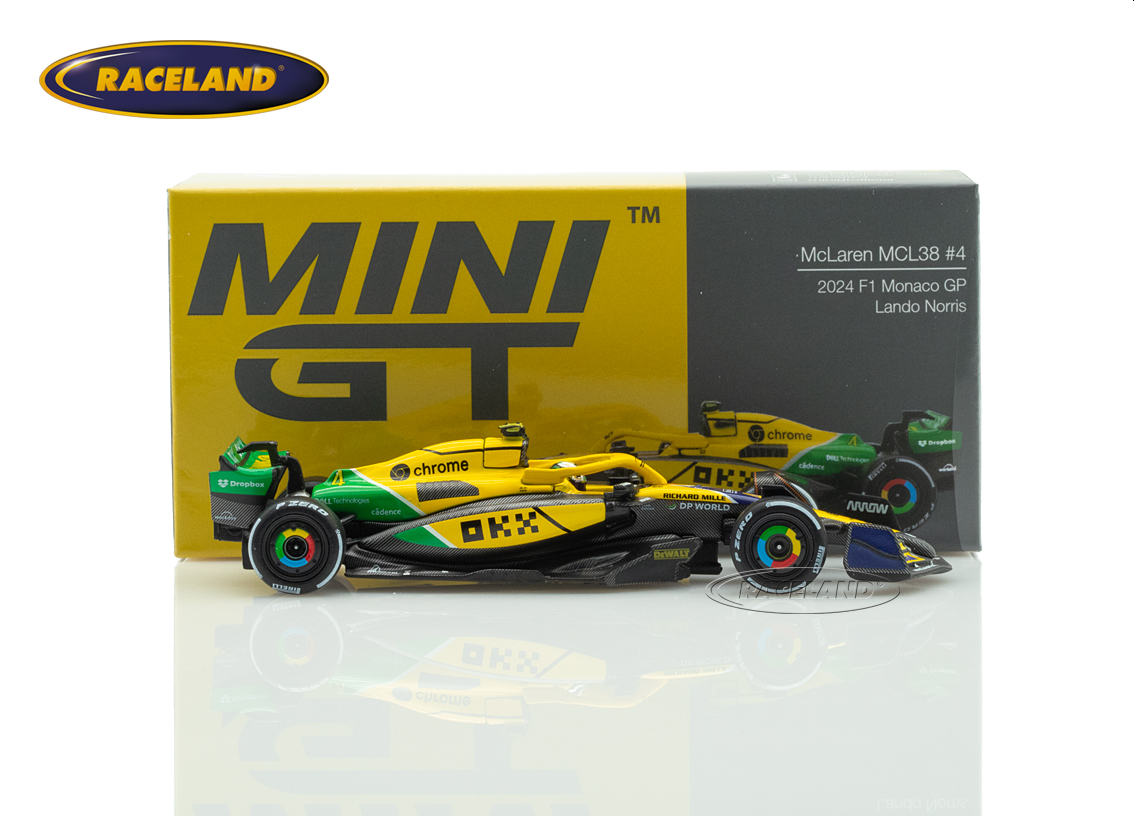 McLaren MCL38 Mercedes F1 Senna Design 4° Monaco GP 2024