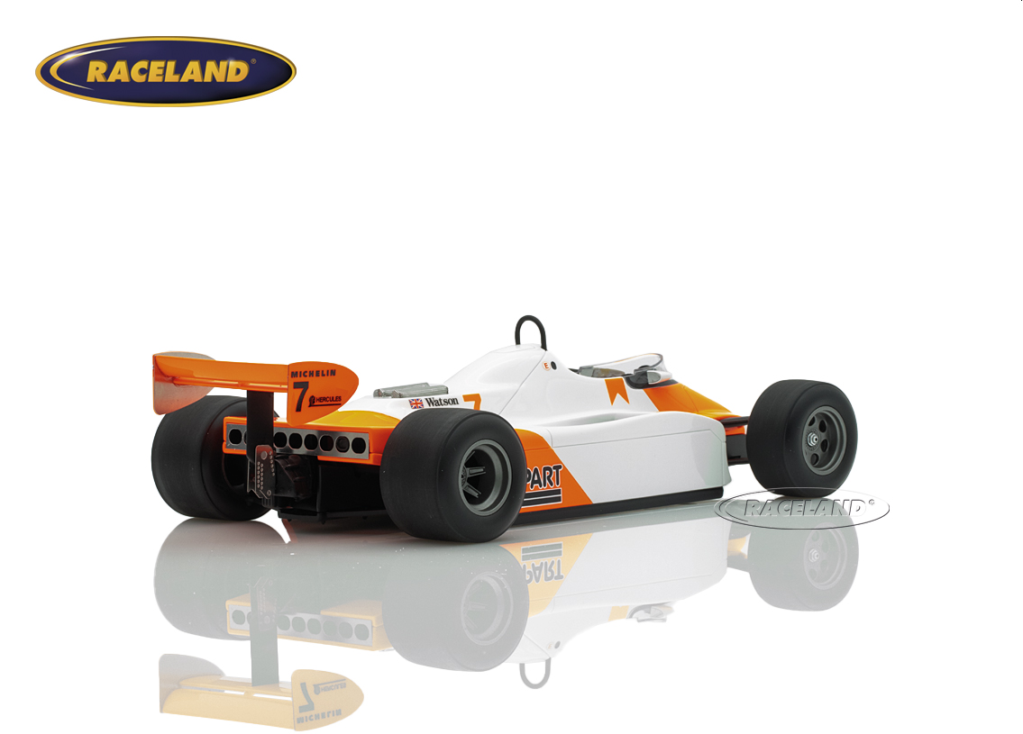 McLaren MP4/1B Cosworth V8 F1 winner US GP Detroit 1982