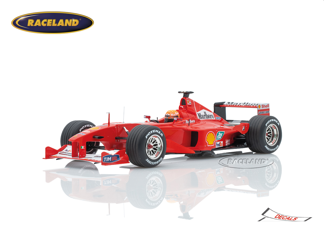 Ferrari F1-2000 V10 F1 Scuderia Ferrari winner Italian GP World Champion 2000