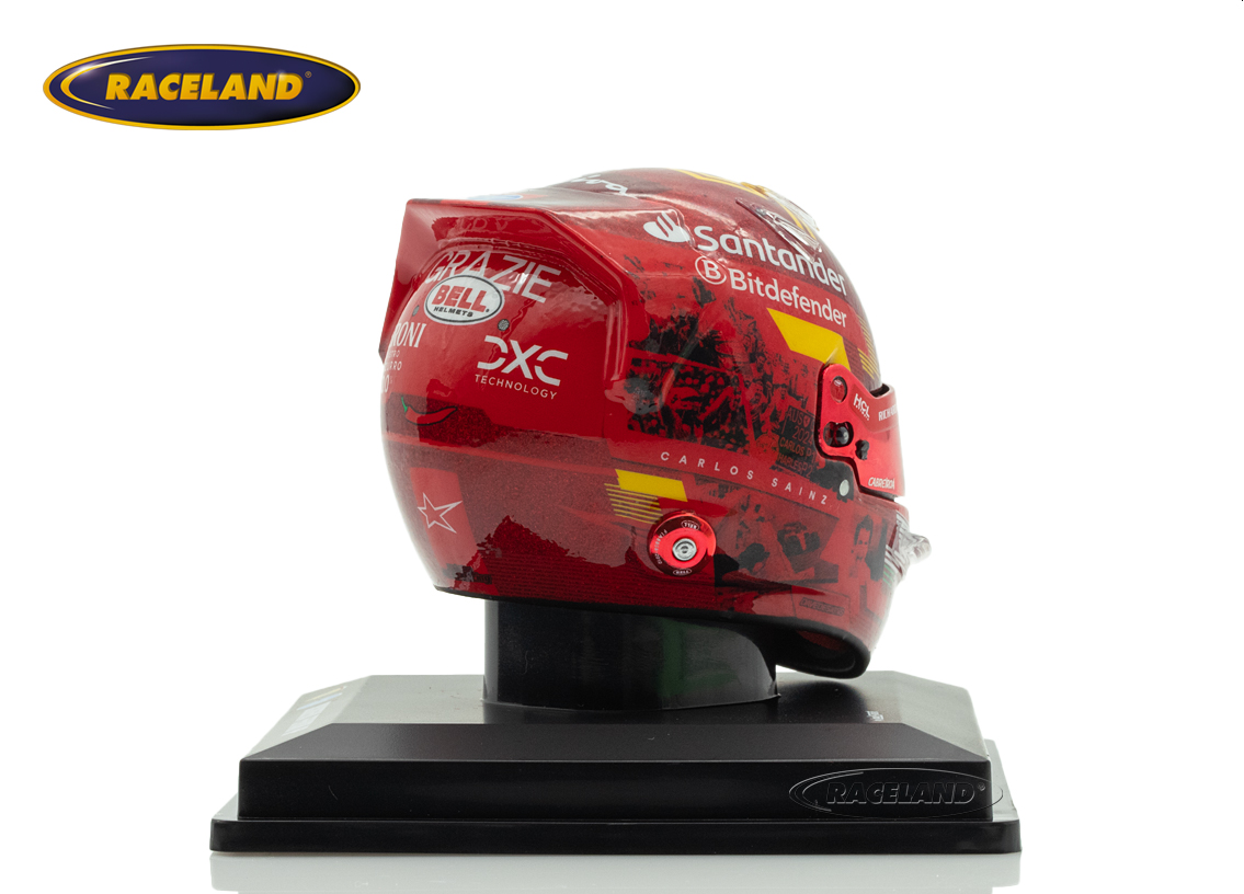 Helmet Scuderia Ferrari F1 2° Abu Dhabi GP 2024