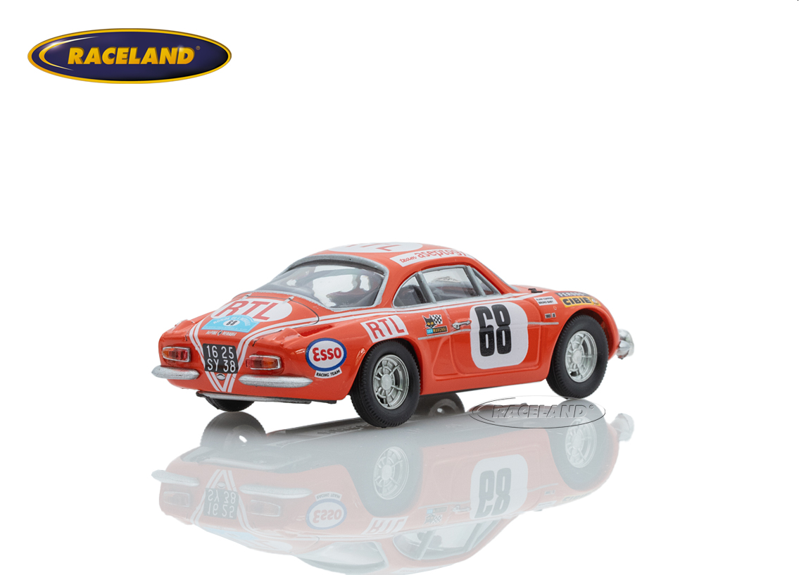 Alpine Renault A110 1600S winner Herault Rallye 1972