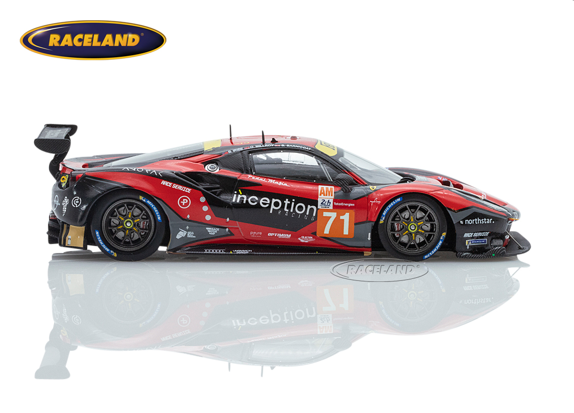 Ferrari 488 GTE Evo Inception Racing LMGTEAm 41° Le Mans 2021