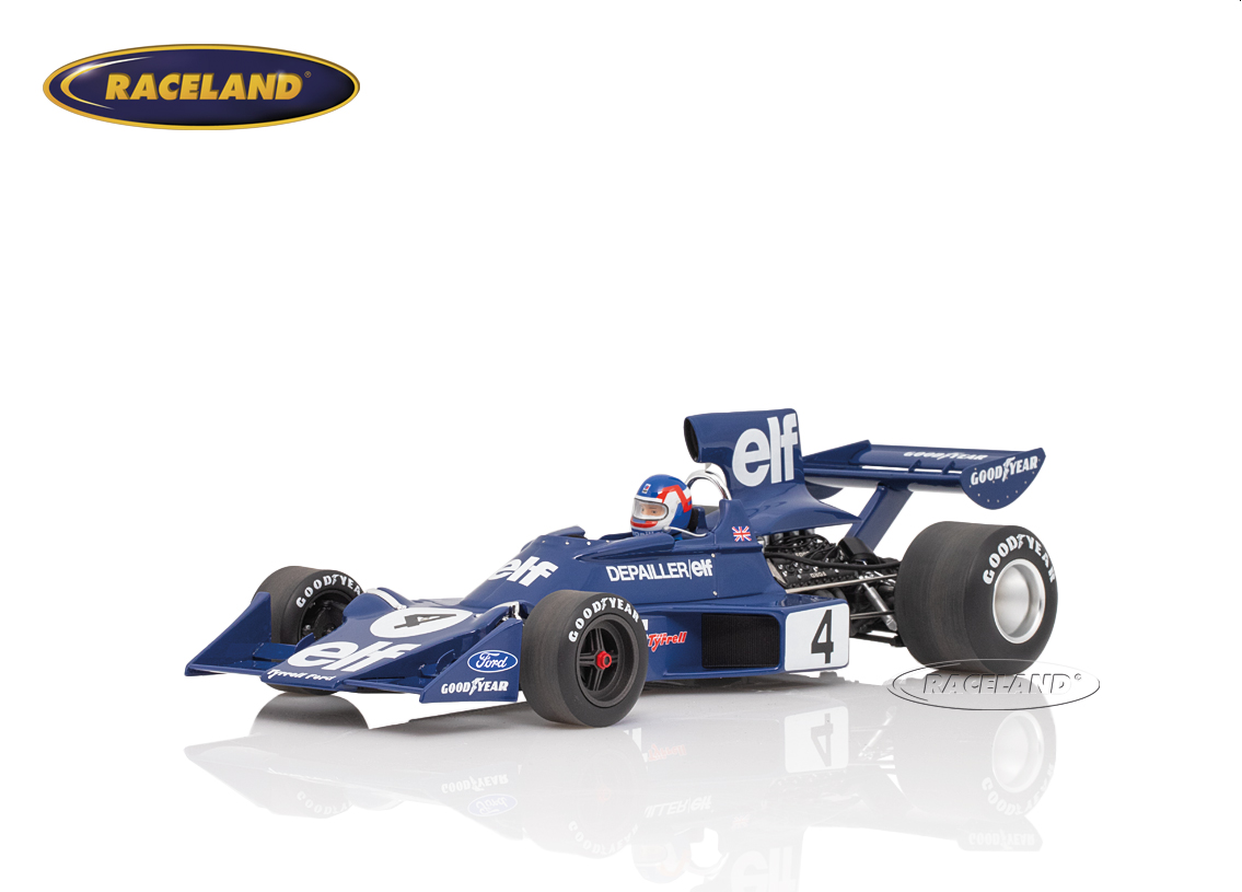 Tyrrell 007 Cosworth V8 F1 Elf Team 2° Swedish GP Anderstorp 1974