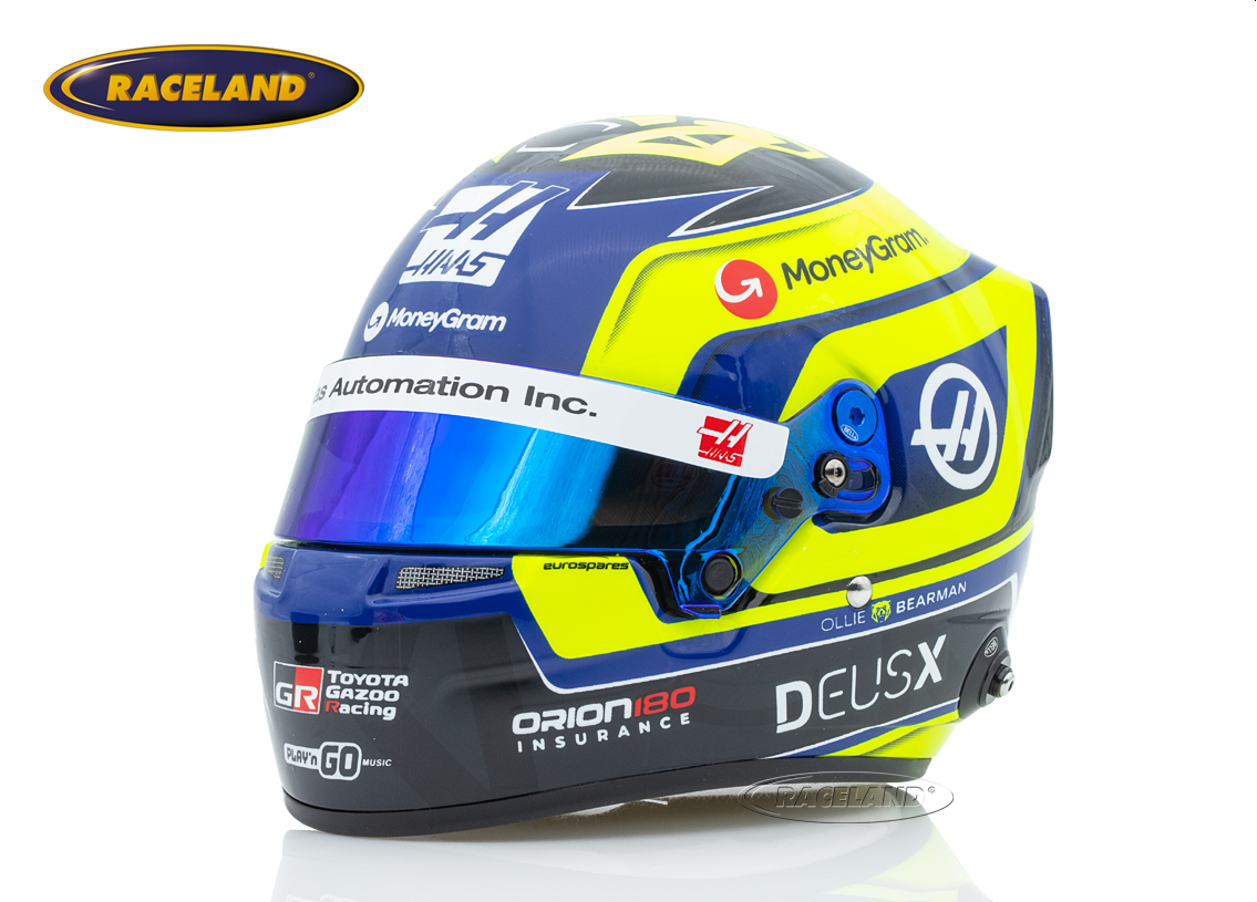 Helmet Team Haas Moneygram F1 2025