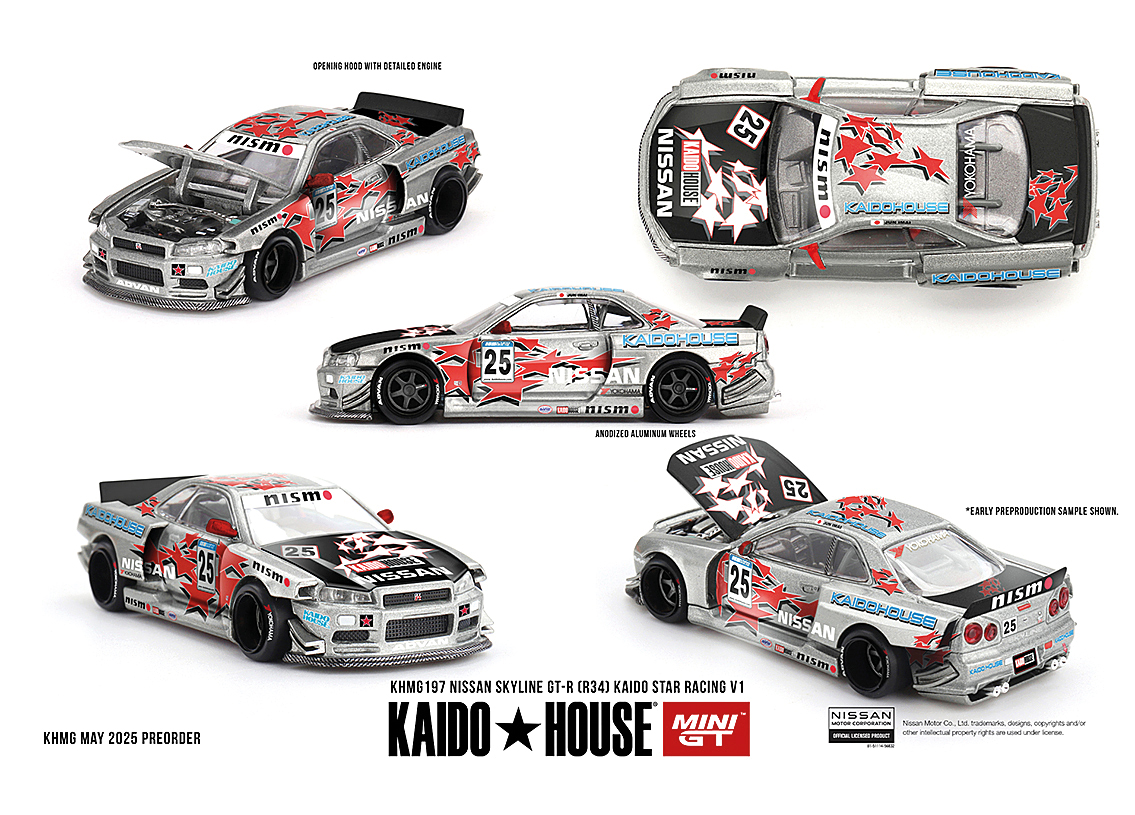 Nissan Skyline GT-R R34 Kaido Star Racing V1 1999
