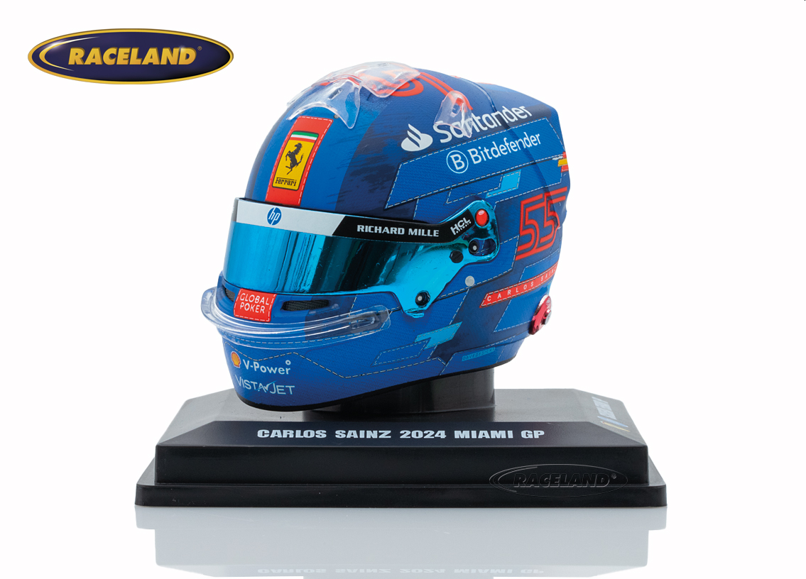 Helmet Scuderia Ferrari F1 5° Miami GP 2024