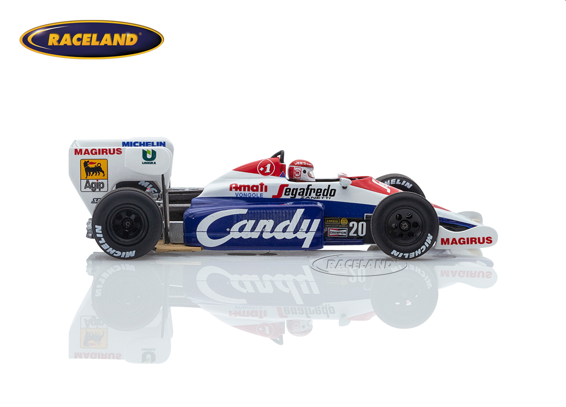 Toleman TG184 Hart Turbo F1 Candy Italian GP Monza 1984