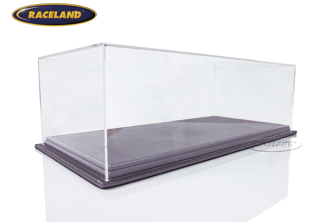 model display 1/12th scale with anthracite leatherette base