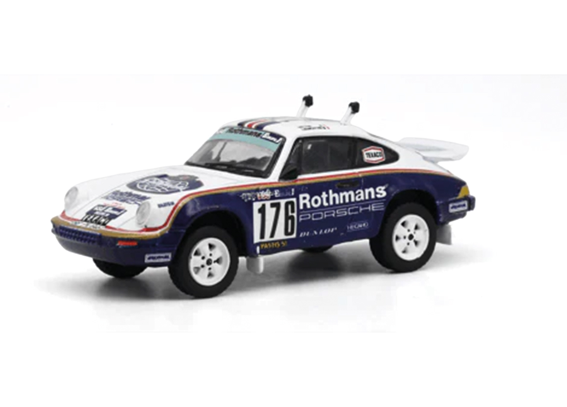 2 car Set Porsche 911 (992) Dakar und Porsche 953 Rallye Dakar 1984