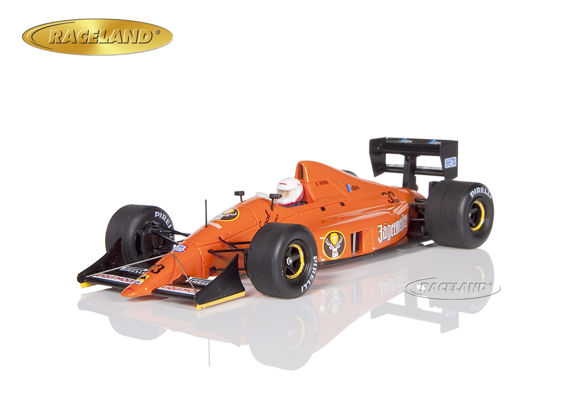 Eurobrun ER189 Judd F1 Jägermeister German GP Hockenheim 1989