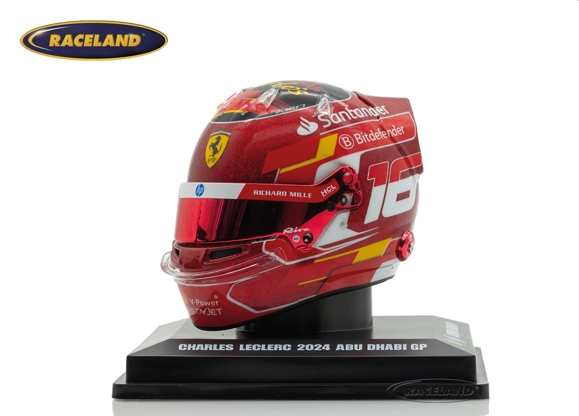 Helmet Scuderia Ferrari F1 3° Abu Dhabi GP 2024