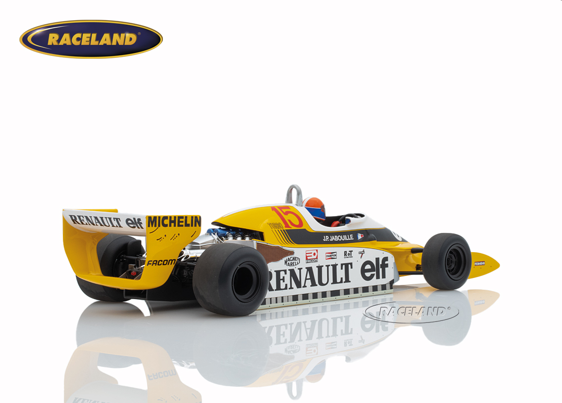 Renault RS10 V6 Turbo Equipe Renault elf winner French GP Dijon 1979